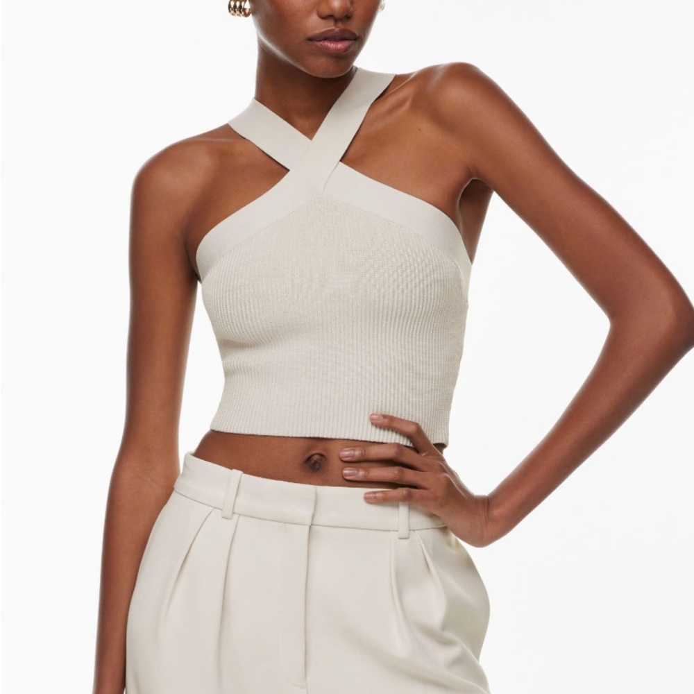 Aritzia Cross Neck Tank